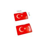 Ohbe Express Türk Bayrağı 2'li 3D - Option-1 - -50 C