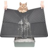 Ohbe Express Upsky Kedi Kumu Matı, 79X61 Cm, Su Geçirmez Yıkanabilir, Büyük Kedi Tuvaleti Paspası - 000-Siyah - Option-1