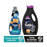 Ohbe Express Yumoş Kolay Ütü Yumuşatıcı 1200 ml + Yumoş Sıvı Canlandırıcı Terapi Siyahlar 1690 ml - 0,25 gr