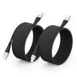 ohbox USB C - USB C Kablosu Uzun (10FT, 2 Paket), USB C Şarj Kablosu Örgülü Hızlı Şarj Kablosu 100W (3A), iPhone 15/15Plus/15Pro/Max, MacBook Pro/Air, iPad Pro/Air/Mini, Samsung, Piksel, Dizüstü Bilgisayar