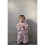 Ohlala Koala Pembe Çiçek Baskılı Şalvar Takım - 0 - 3 Ay