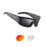 OhO sunshine Bluetooth Ses Güneş Gözlüğü, Hafif Açık Kulak Spor Gözlükleri, 12H Çalma Süresi, UV400 ANSI Z87.1, Ses Kontrolü ile Suya Dayanıklı