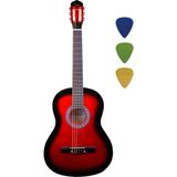 Ohri Klasik Gitar (4/4 Tam Boy) - Kırmızı