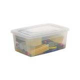 Ohyama Çok Yönlü Saklama Kutuları, 11 L, 10'lu Set, Şeffaf, Kapak Kolayca Kapanabilir, Istiflenebilir, Plastik, Dolap, Raflar, Sınıf, Organizasyon, Sanat Malzemeleri, Ayakkabı, Mcb-11 - standart