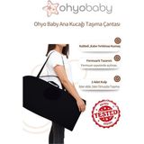 OHYO Ana Kucağıtaşımaçantası El ve Omuz Kulplu Fermuarlı Premium Kılıf - Siyah