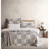 Oia Yatak Örtülü Nevresim Takımı - Bej - Gri - 240 x 250 cm