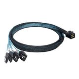OIKWAN Dahili Mini SAS - SATA Kablosu, SFF-8643 - SATA İleri Kopma Raid Controller Sabit Sürücü ile Uyumlu (3,3 ft)