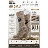 Oil Company Kum Termal Yün Çorap Unisex - 43 - 46