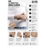 OIL COMPANY Rüzgar Geçirmez Dayanıklı Termal Polar Eldiven, Kum Rengi, L/XL Beden, Unisex