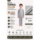 Oil Company Unisex Çocuk Termal Tulum OC0050 (3 YAŞ, GRI)