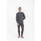 OIL COMPANY Unisex Termal İçlik, Pamuk Karışımlı, Nem Emici, Antrasit, 3XL