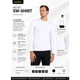 Oil Company Unisex Uzun Kollu Outdoor Tişört 30 Faktör Uv Korumalı Nefes Alan Micro Polyester Spor Üst - Beyaz - XL