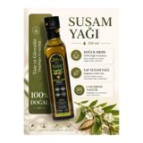 OILIVA GIDA SAN. VE DIŞ TİC. LTD. ŞTİ. %100 Doğal Saf Soğuk Sıkım Susam Yağı Yemeklik & Cilt Bakımı 250 ml