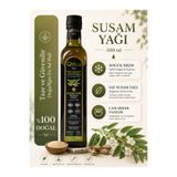 OILIVA GIDA SAN. VE DIŞ TİC. LTD. ŞTİ. %100 Doğal Soğuk Sıkım Susam Yağı 500 ml – Katkısız, Saf & Cam Şişe