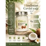 Oiliva Soğuk Sıkım Hindistan Cevizi Yağı 300 ml Cam Kavanoz %100 Saf Doğal Katkısız