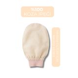 Oinone %100 Doğal Koza İpeği Kese – Hassas Ciltler İçin İpek Banyo Duş Kesesi | Peeling Etkili, Lastikli