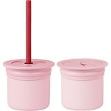 Oioi 180 ml Pembe Bordo Alıştırma Bardağı 6 Ay ve Üzeri için Sızdırmaz Tasarım ile Kolay Temizlenebilir