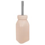 Oioi 200 ml 6+ Ay Powder Grey Bubble Beige Silikon Şişe ve Pipet