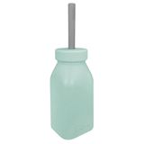 Oioi 200 ml 6+ Ay Powder Grey River Green Silikon Şişe ve Pipet