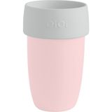 Oioi Akıtmaz Alıştırma Bardağı Leak Lock +6 Ay - Pinky Pink / Powder Grey