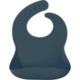 Oioi Basic Silikon Mama Önlüğü Renkli Deep Blue 6 Ay+ Kullanıma Uygun Yumuşak Silikon Malzeme