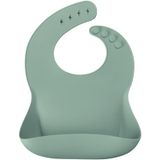 Oioi Basic Silikon Mama Önlüğü River Green
