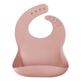 Oioi Basics Pinky Pink Önlük %100 Premium Silikon Yumuşak Dokulu Çocuklar İçin