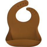 Oioi Basics Silikon Mama Önlüğü Woody Brown - Standart