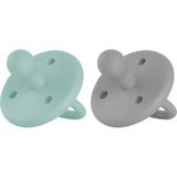 OiOi Emzik 0+ Ay - River Green - Powder Grey (2 Adet)