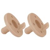 OİOİ Emzik Bubble Beige 0+Ay 2'li