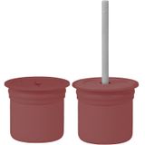Oioi Ham Hüp Silikon Velvet Rose - Powder Grey Pipetli Bardak