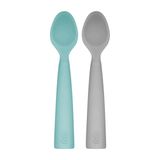 OiOi Mama Kaşığı Nam 2'li - Aqua Green / Powder Grey