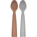 OiOi Mama Kaşığı Nam Nam 2'li - Woody Brown / Powder Grey (2 Adet)