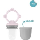 OiOi Meyve & Sebze Alıştırıcı Püre - Misty Lilac / Powder Grey BPA Free Silikon 6 Ay+ İçin