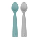 Oioi Nam Nam 2'li Aqua Green Powder Grey Silikon Kaşık