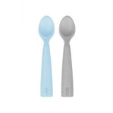 Oioi Nam Nam 2'li Mineral Blue Powder Grey Silikon Kaşık