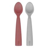 Oioi Nam Nam 2'li Velvet Rose Powder Grey Silikon Kaşık