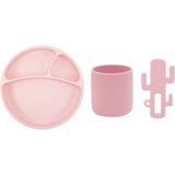 Oioi Pembe 3'lü Silikon Beslenme Seti