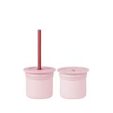 Oioi Pinky Pink 6 Ay+ Alıştırmalık Kabı Ve Pipetli Bardak