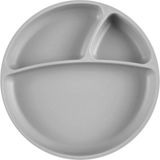 OiOi Porsiyon Vakumlu Mama Tabağı Powder Grey (2 Adet)