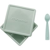 Oioi River Green İkili Set (Püre Pods+Mama Kaşığı)