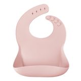 Oioi Silikon Basics Önlük Pinky Pink (6Ay+)