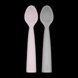 Oioi Silikon Mama Kaşığı Nam Nam 2 Li - Misty Lilac / Powder Grey