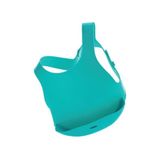 OiOi Silikon Mama Önlüğü, Aqua Green, 6+ Ay, Ayarlanabilir Kemerleri