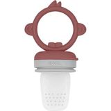 Oioi Silikon Püre Meyve Sebze Emziği Velvet Rose / Powder Grey - Standart