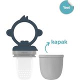Oioi Silikon Püre Sebze ve Meyve Emziği 6+ Ay - Lacivert