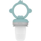 Oioi Silikon Püre Sebze Ve Meyve Emziği Aqua Green / Powder Grey 6+ Ay