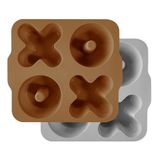 Oioi Woody Brown/Powder Grey Xoxo 2'li Muffin Kalıp