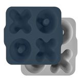 Oioi XOXO Deep Blue Powder Grey Muffin Kalıbı