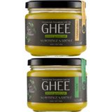 Ojas Kitchen Sade Ghee & Sarımsaklı Ghee Sade Yağ 225 gr x 2'li Laktozsuz Gdo' Suz Saf Yağ - 450 gr